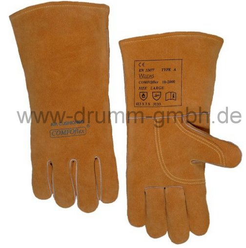 COMFOflex® MIG / MAG Handschuh gefüttert lang Größe L