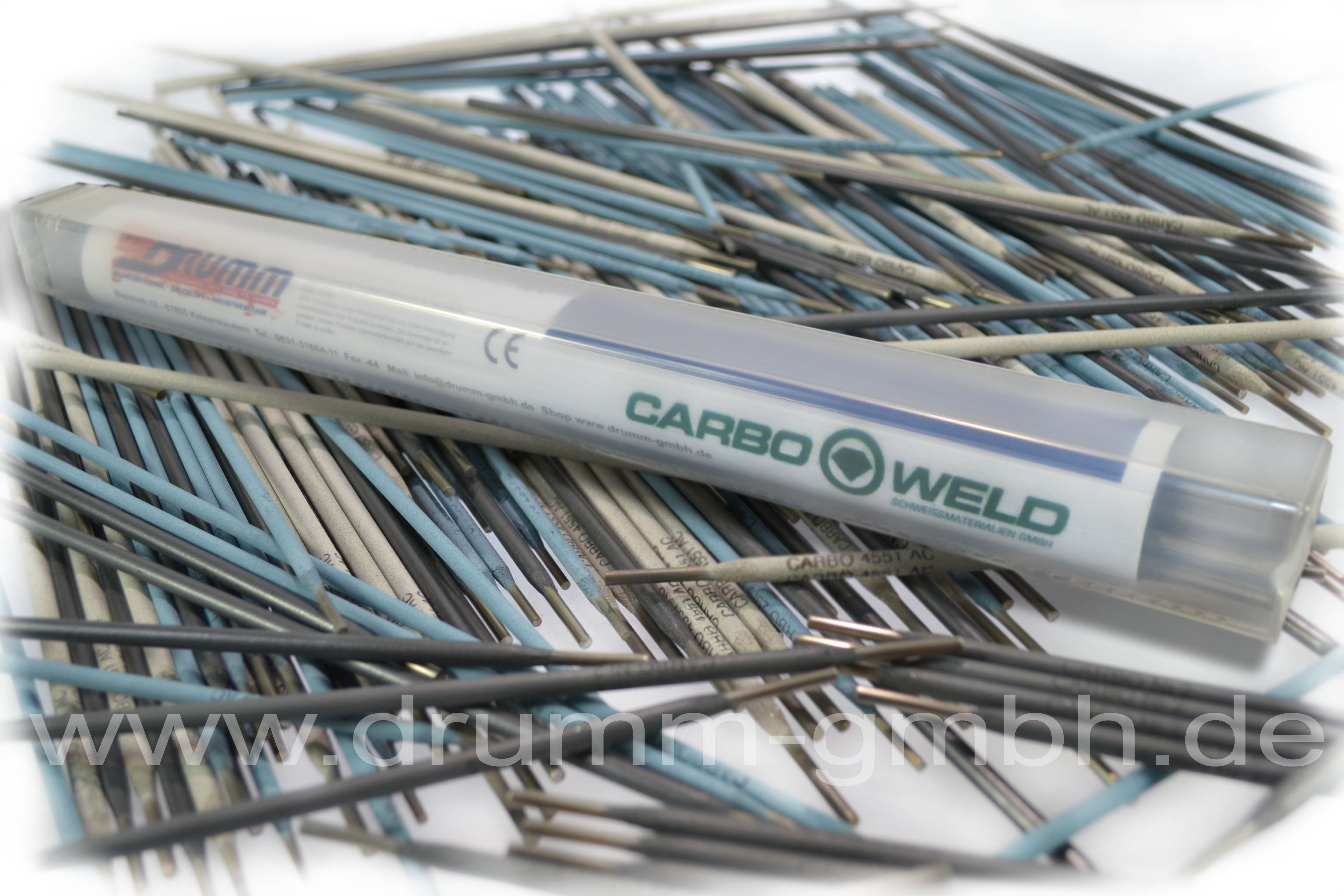 Stabelektroden Carbo Weld CARBODUR 600 AC, Maße 2,5 x 350 mm, 10 Stück